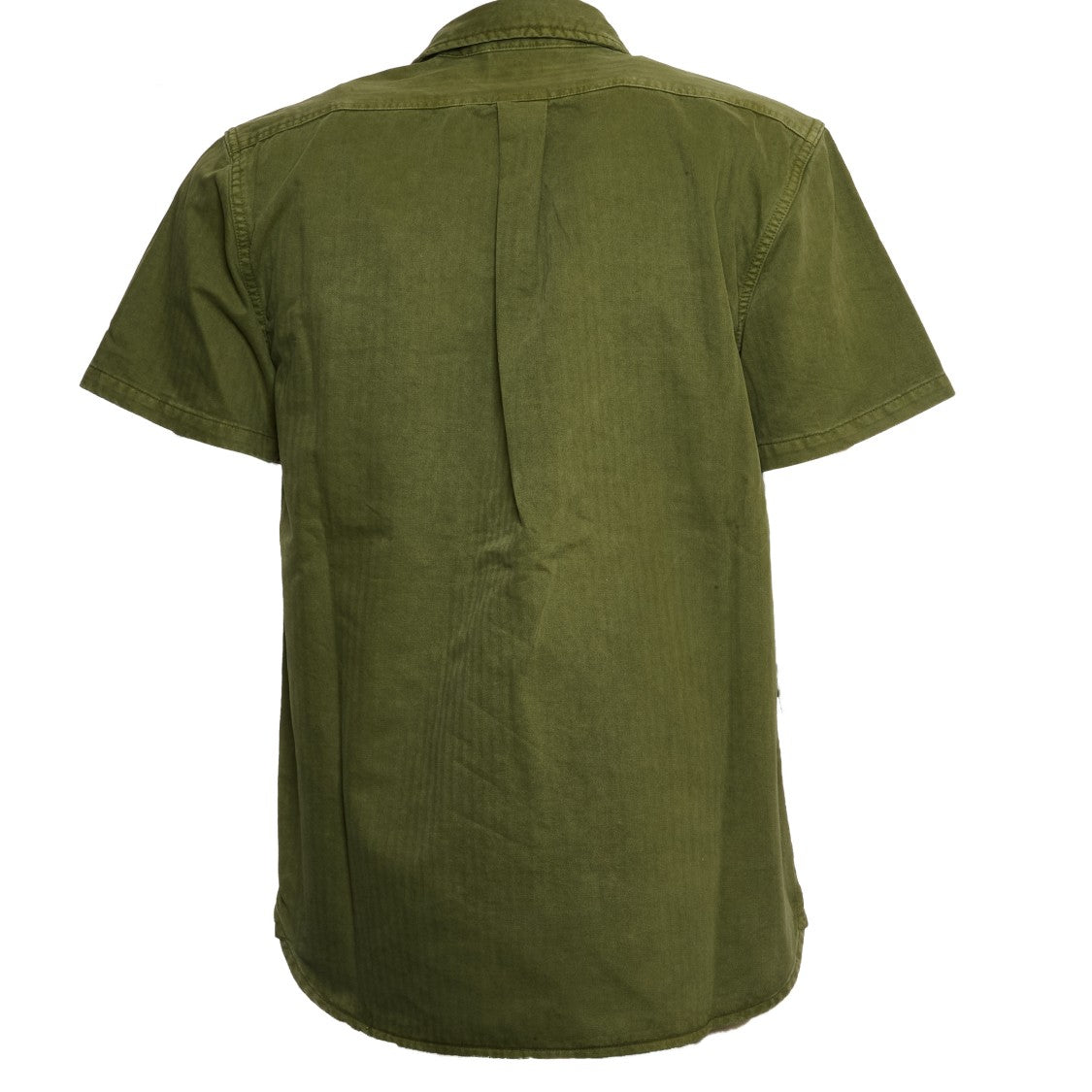 Filson Relaxed-Fit Moss Green Mechanic Shirt With Half-Zip