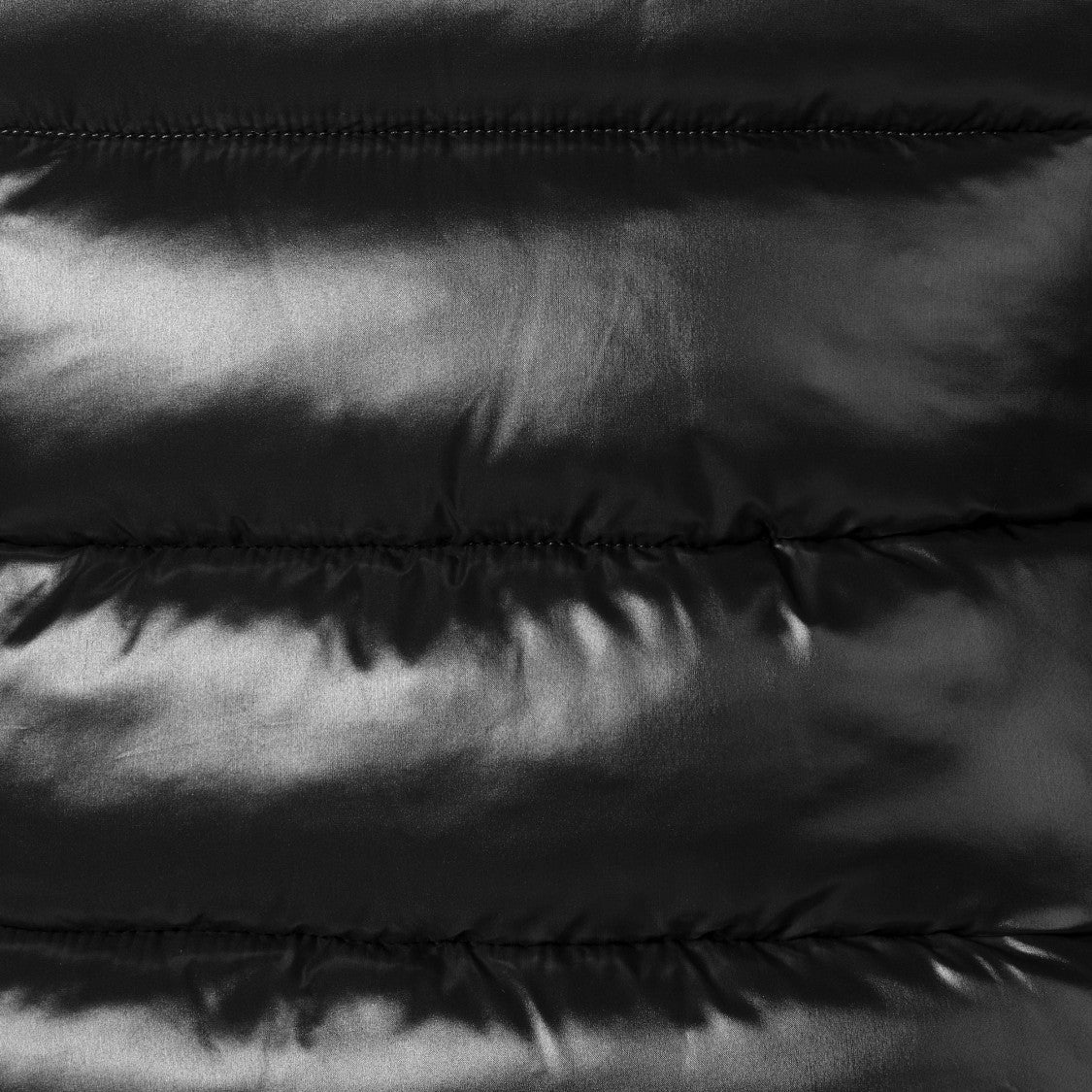 Save The Duck Lacquered Finish Quilted Jacket With Removable Hood