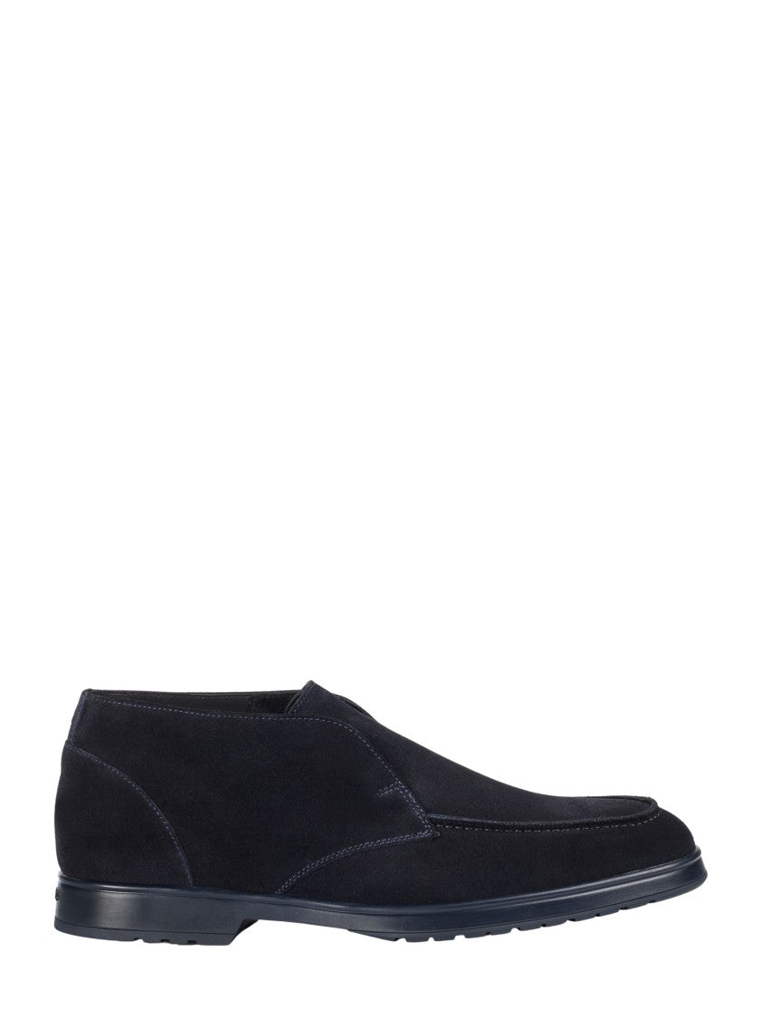 Doucal's Black Adler Suede Chukka Boots