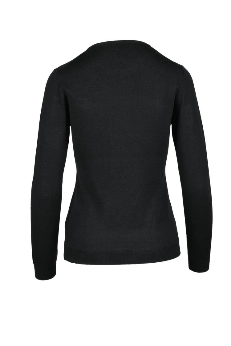 Ballantyne Wool Pullover - Black
