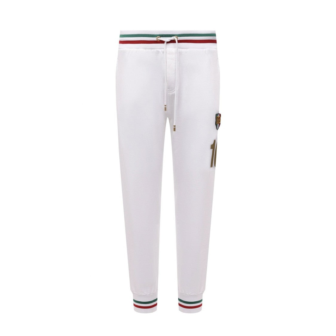 Dolce & Gabbana Cotton Sweatpants With Iconic Logo