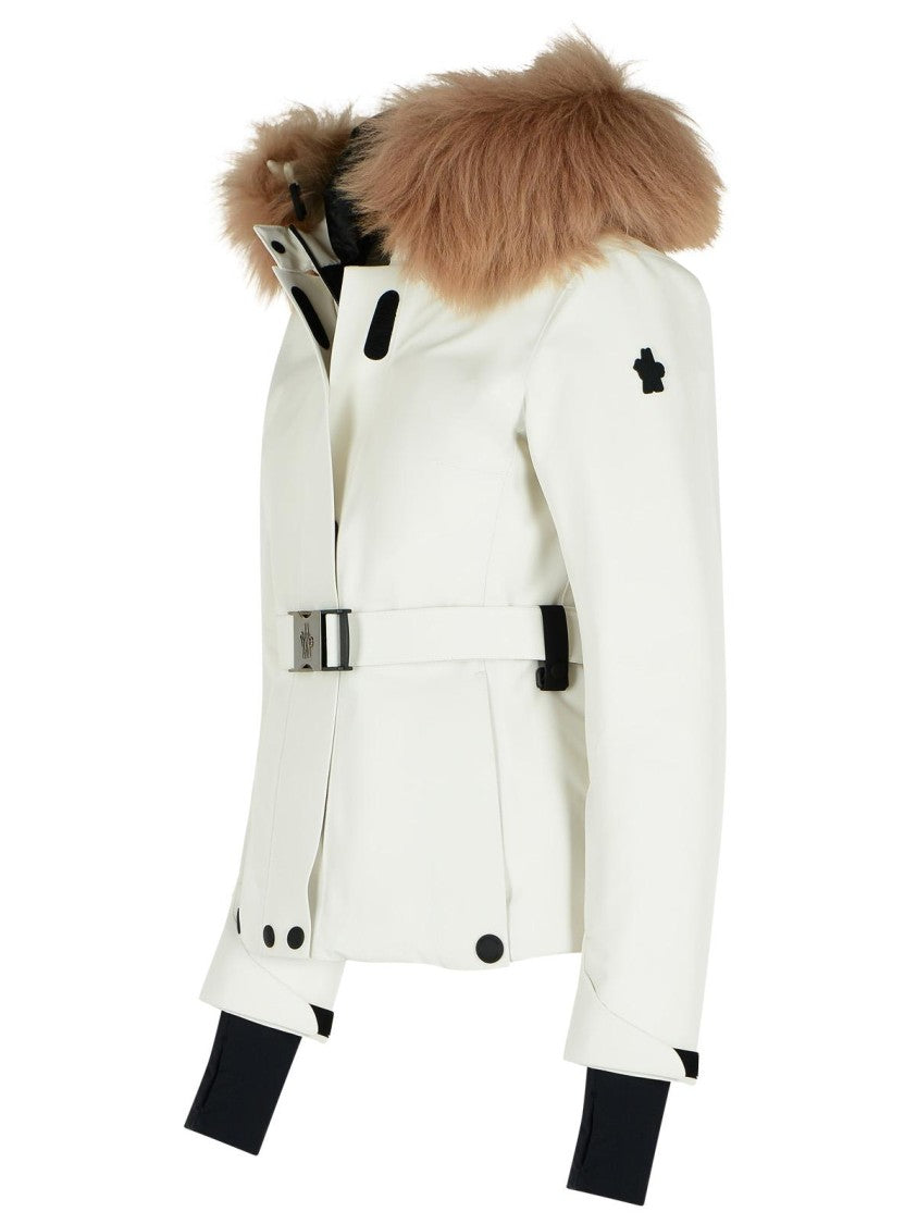 Moncler Grenoble Laplance Gore-Tex Ski Down Jacket With Shearling Hem