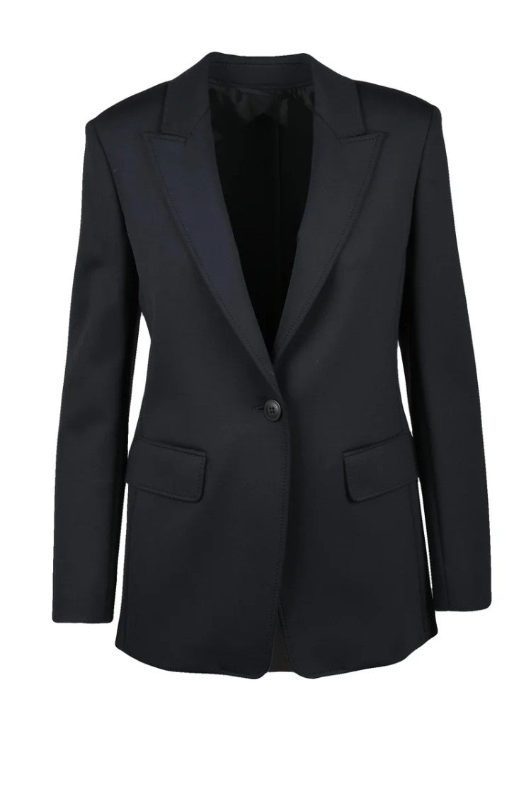 Max Mara Max Mara Studio Polyamide Elastane Jacket - Black