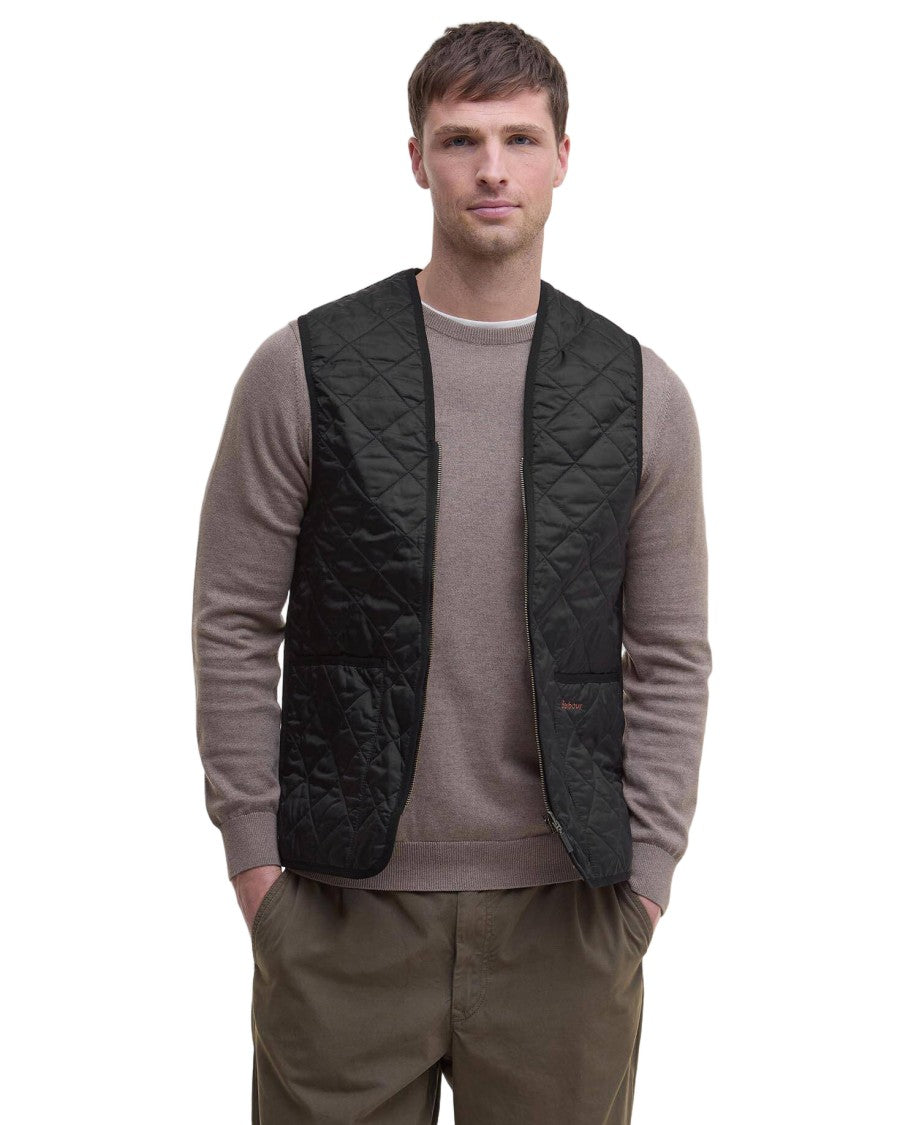 Barbour Quilted Waistcoat With Zip Closure