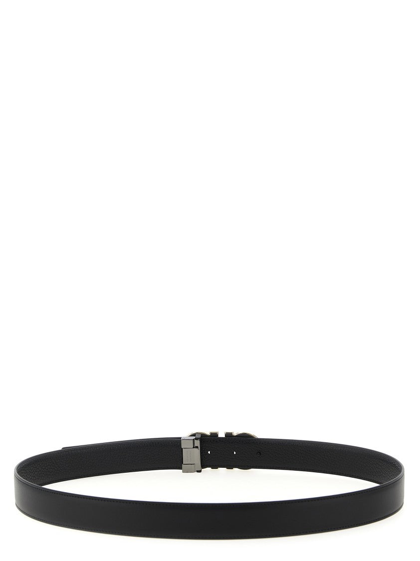 Ferragamo 'Gancini' Reversible Belt