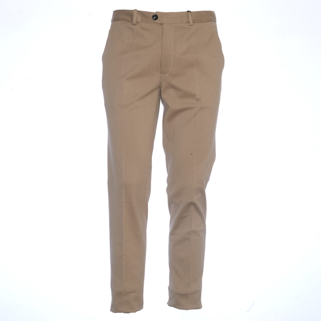Circolo 1901 Stone Chino Trousers With Flap Pockets