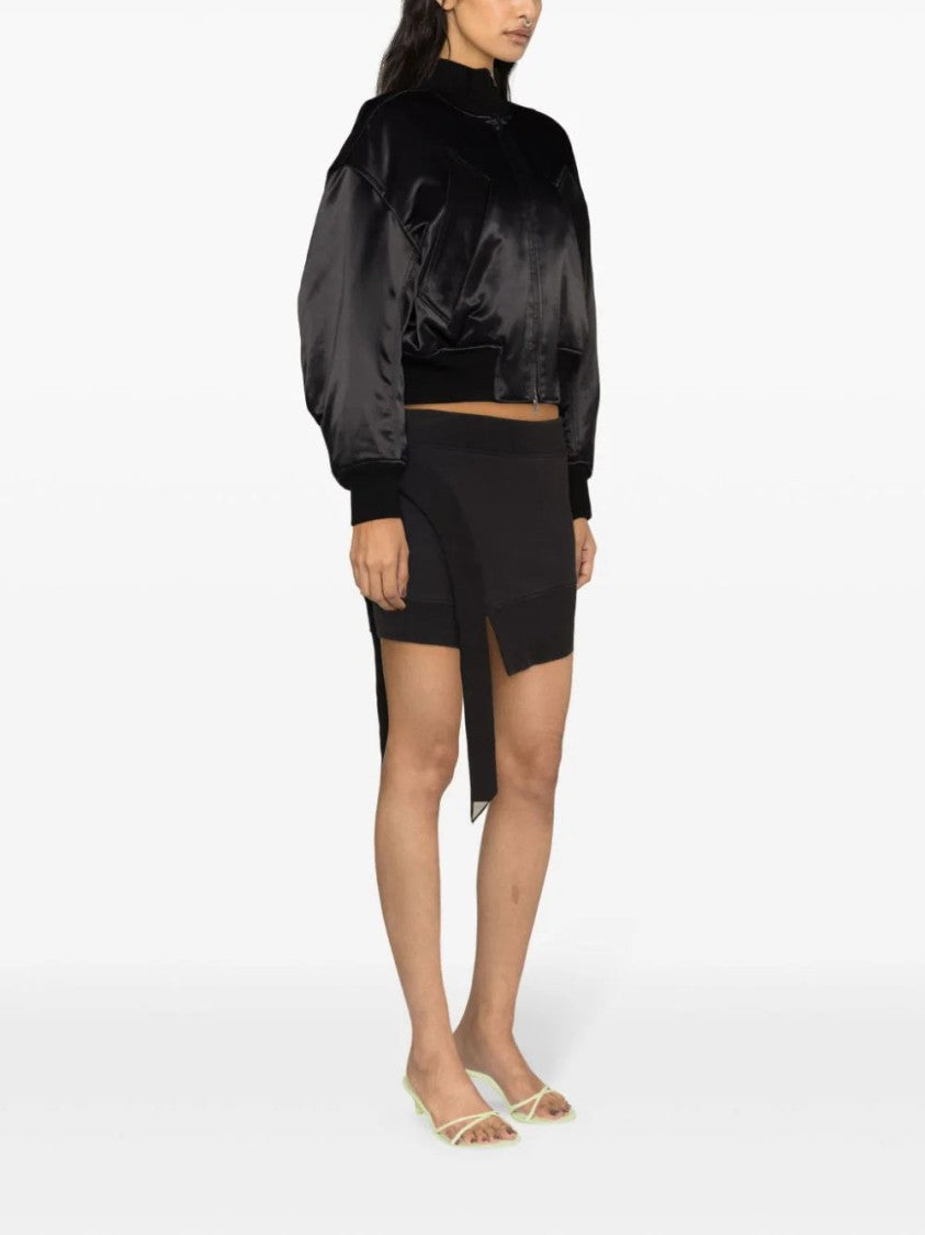Alexander Wang Logo-Tag Padded Bomber Jacket