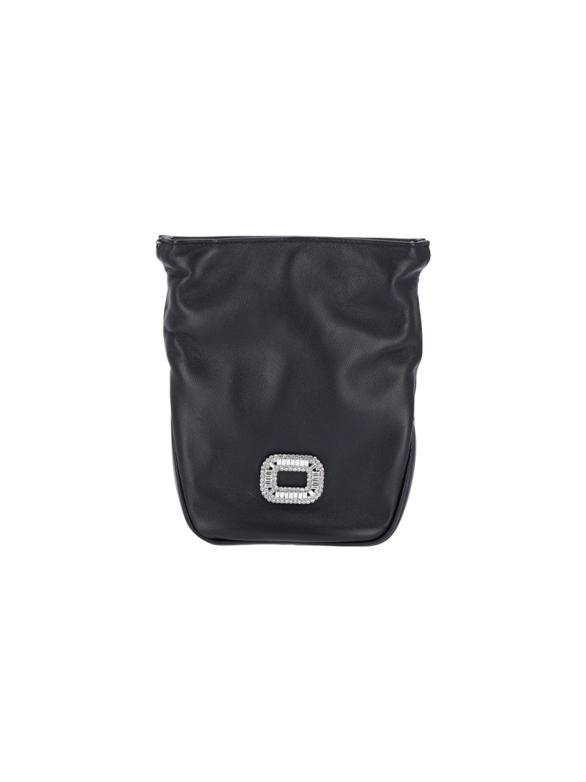 Roger Vivier Mini Rectangular Lambskin Bag
