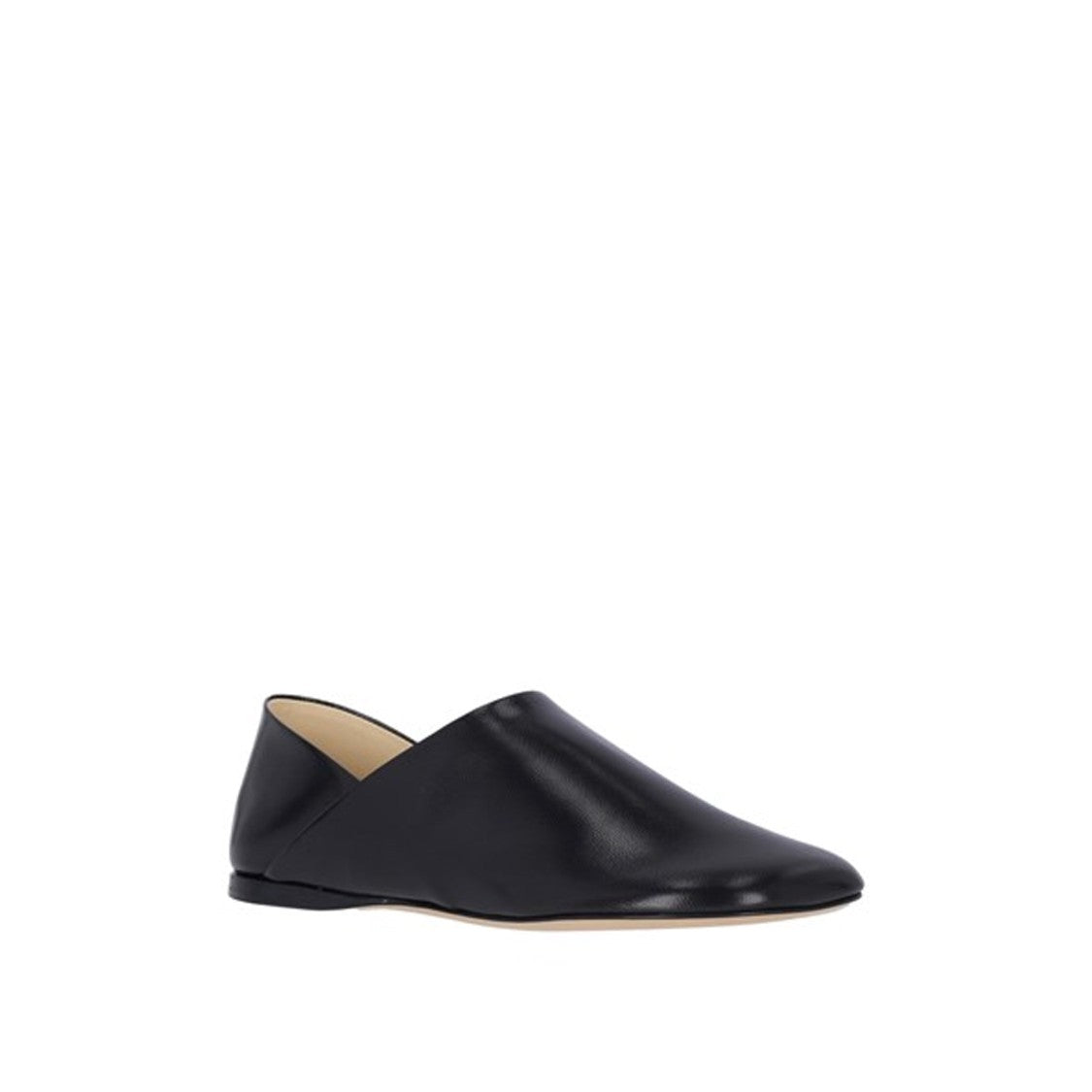 Loewe Slipper Toy Black Leather Loafers