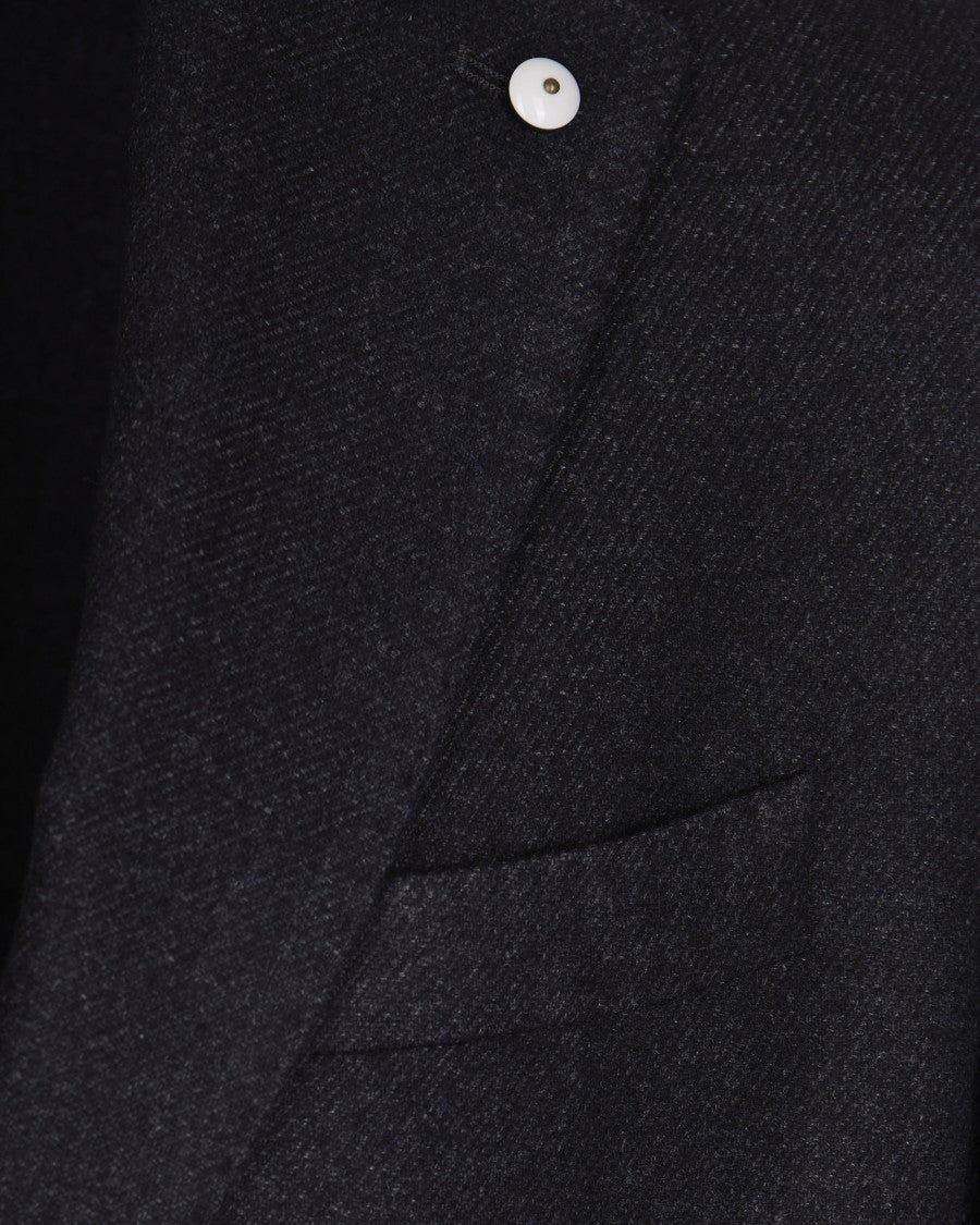 L.B.M. 1911 Single-Breasted Blazer In Virgin Wool And Cashmere Blend