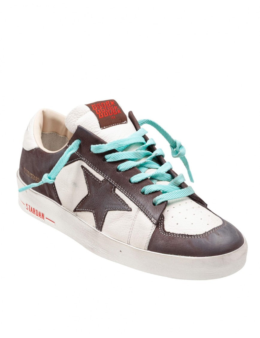 Golden Goose Sneakers Stardan In Leather Color White