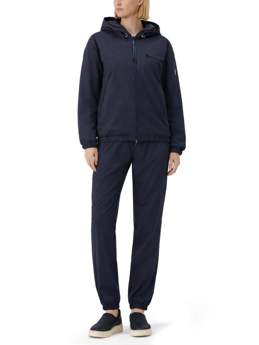 Moncler Grenoble Dual-Sided Bomber Jacket With Adjustable Hood And Logo Detail