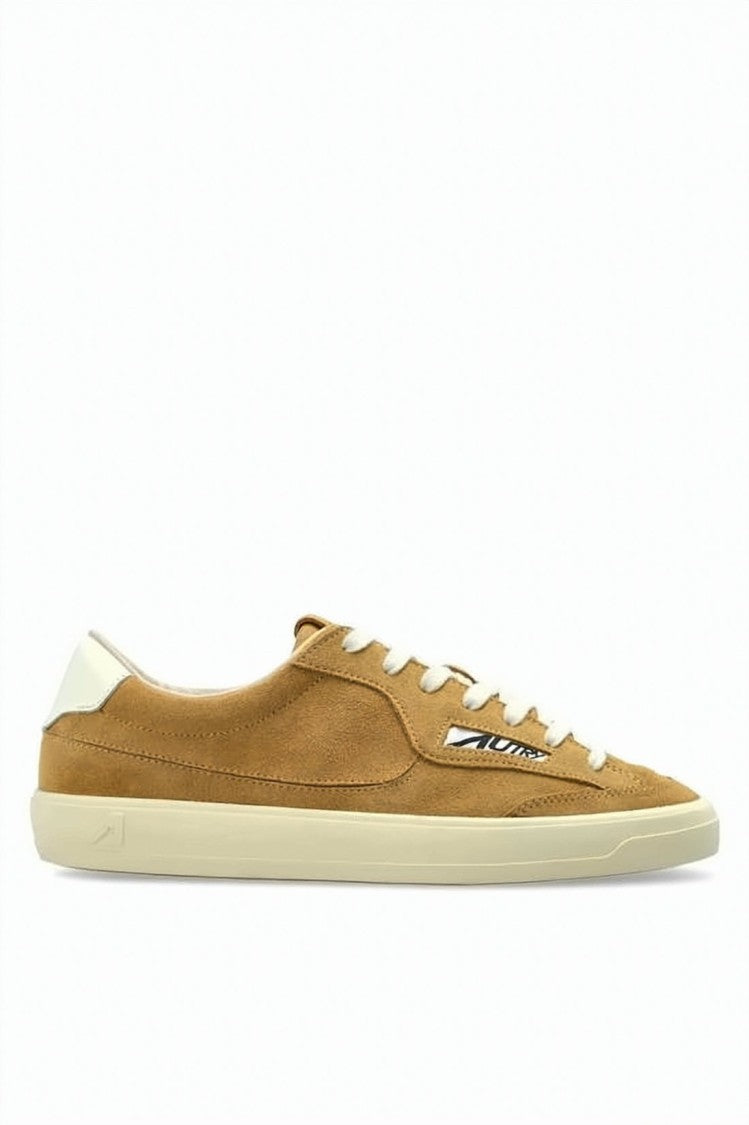 Autry Suede And Leather Low-Top Sneaker