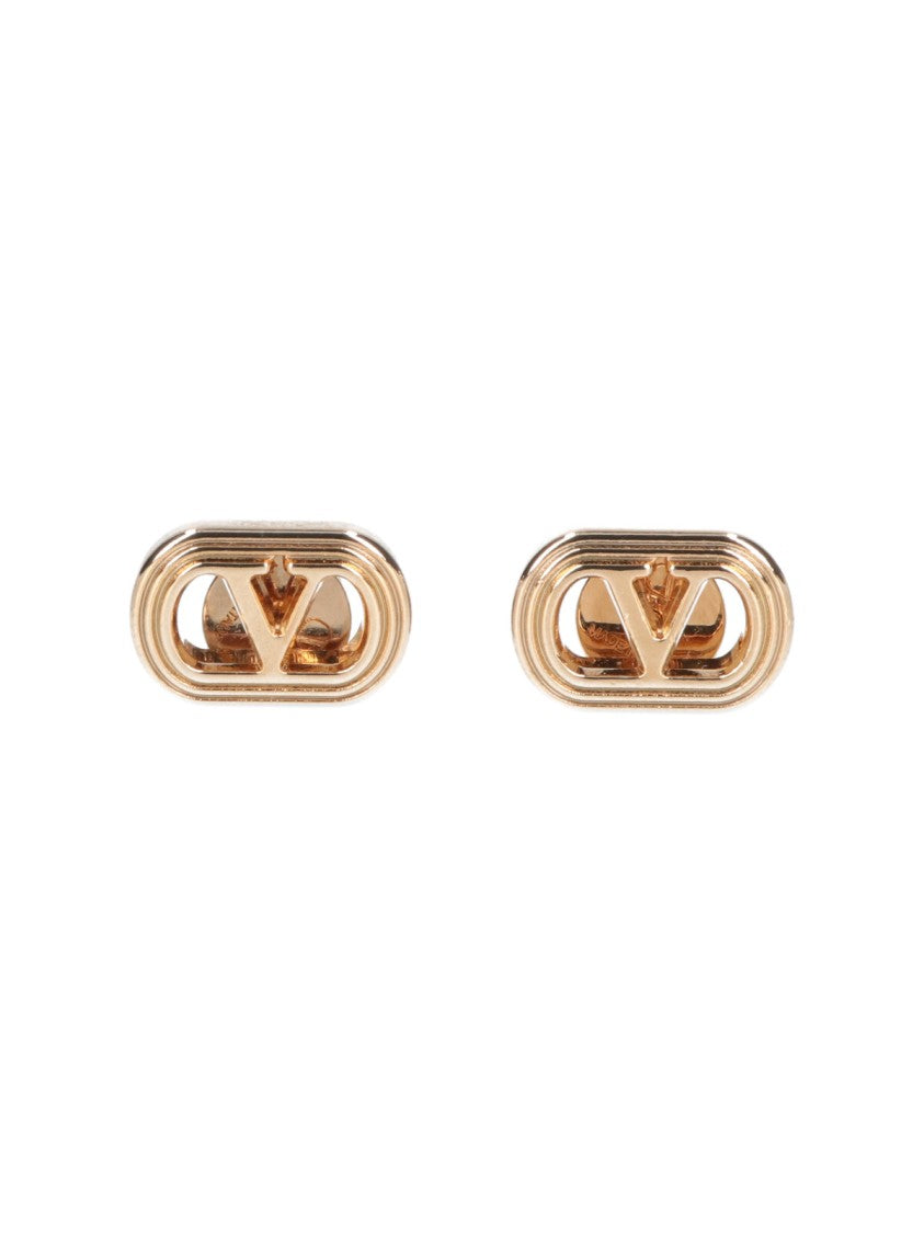 Valentino Garavani "Ovalette" Earrings – Gold