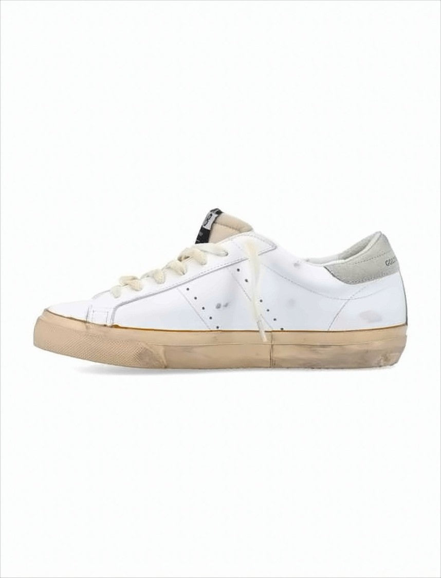 Golden Goose Low-Top Sneakers With Grey Suede Star Detail