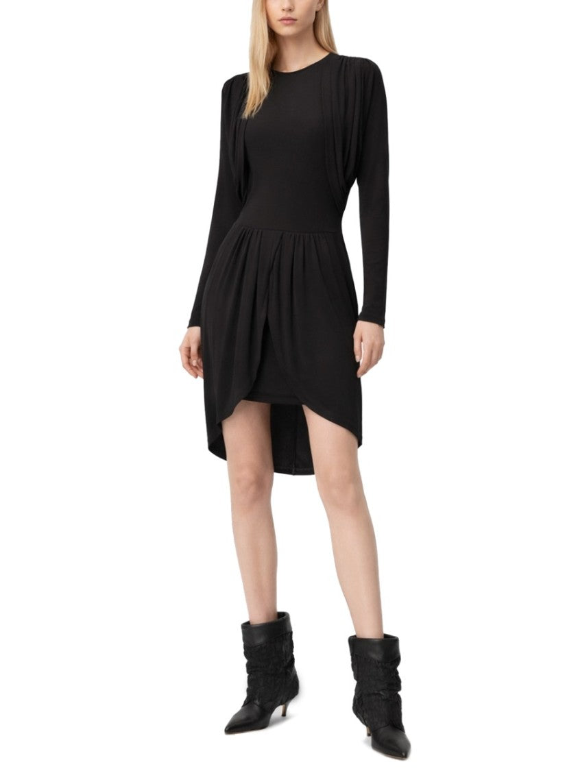 Isabel Marant Niamae Viscose Draped Overlay Mini Dress