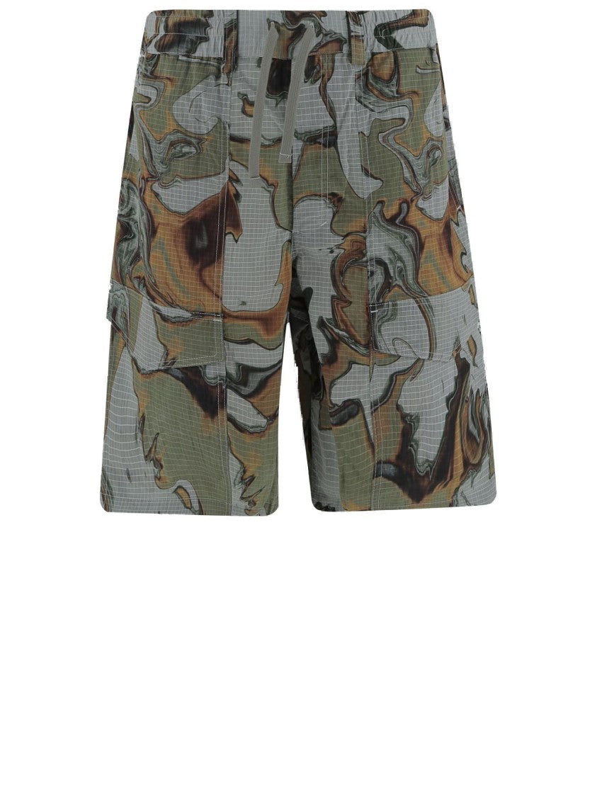 Woolrich X Black Label Camouflage Short Trousers