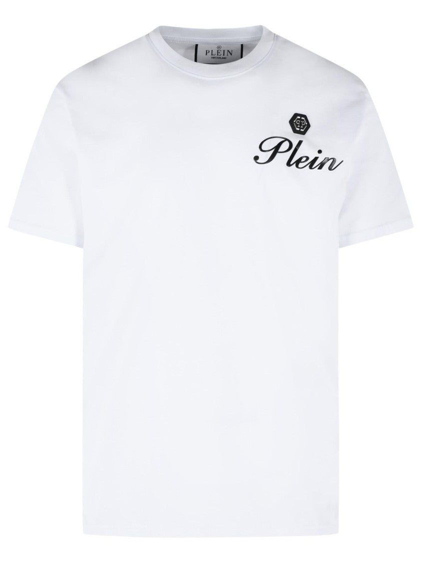 Philipp Plein White Cotton T-Shirt