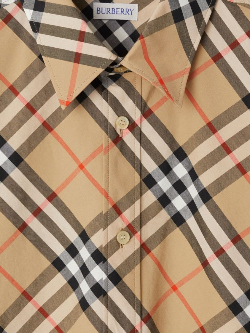 Burberry Check Print Short Sleeves