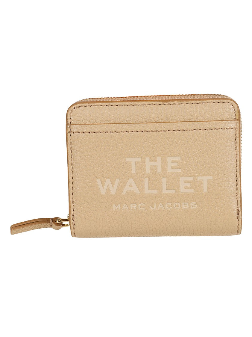 Marc Jacobs Textured Leather Zip-Around Wallet With Design