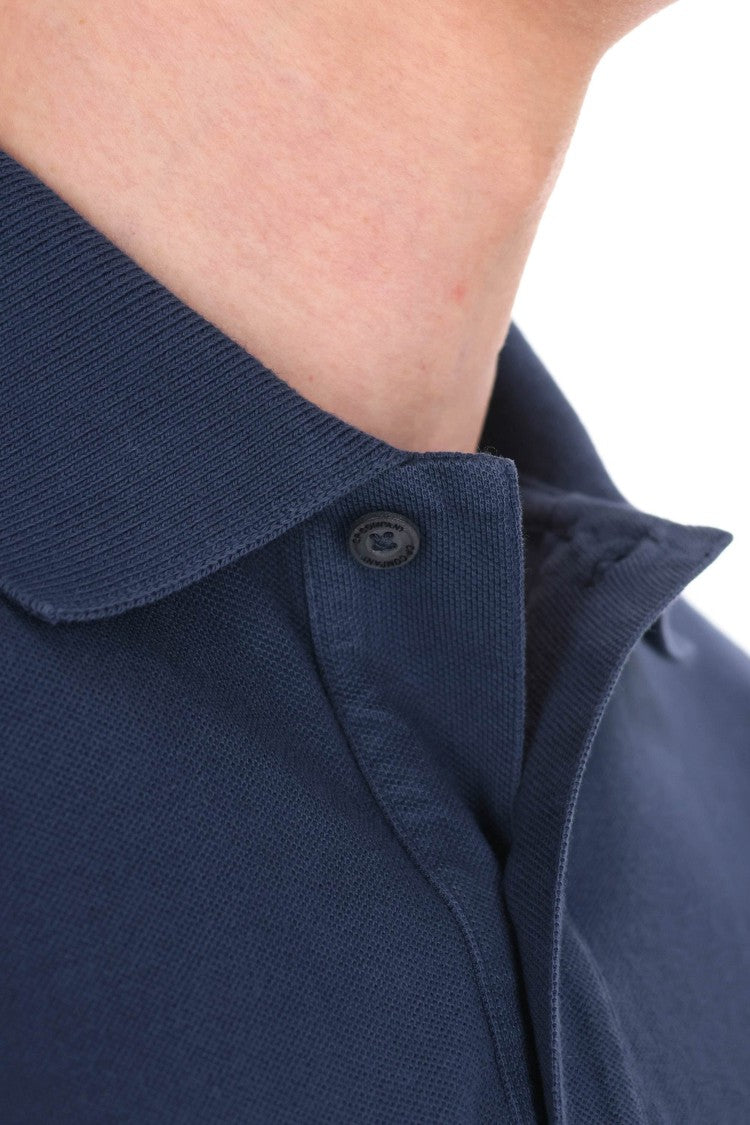 C.P. Company Blue Gauge 24 Cotton Piquet Polo Shirt