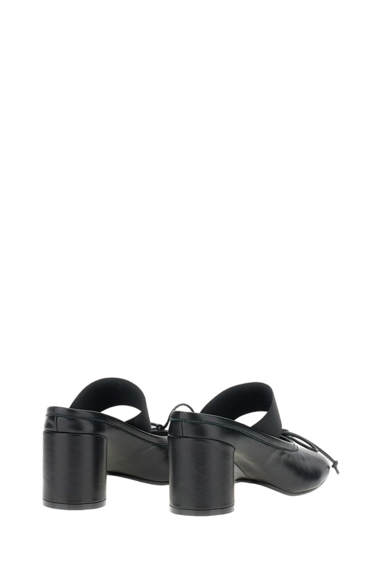 Mm6 By Maison Margiela Asymmetrical Toe Heeled Ballerina