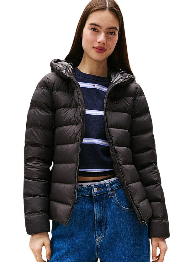 Tommy Jeans Hooded Down Jacket With Removable Hood