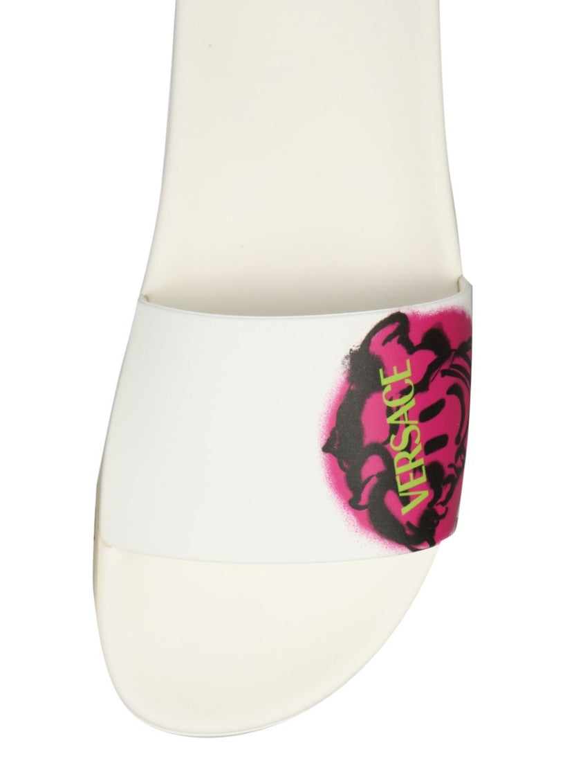 Versace Medusa Smiley Slide Sandals