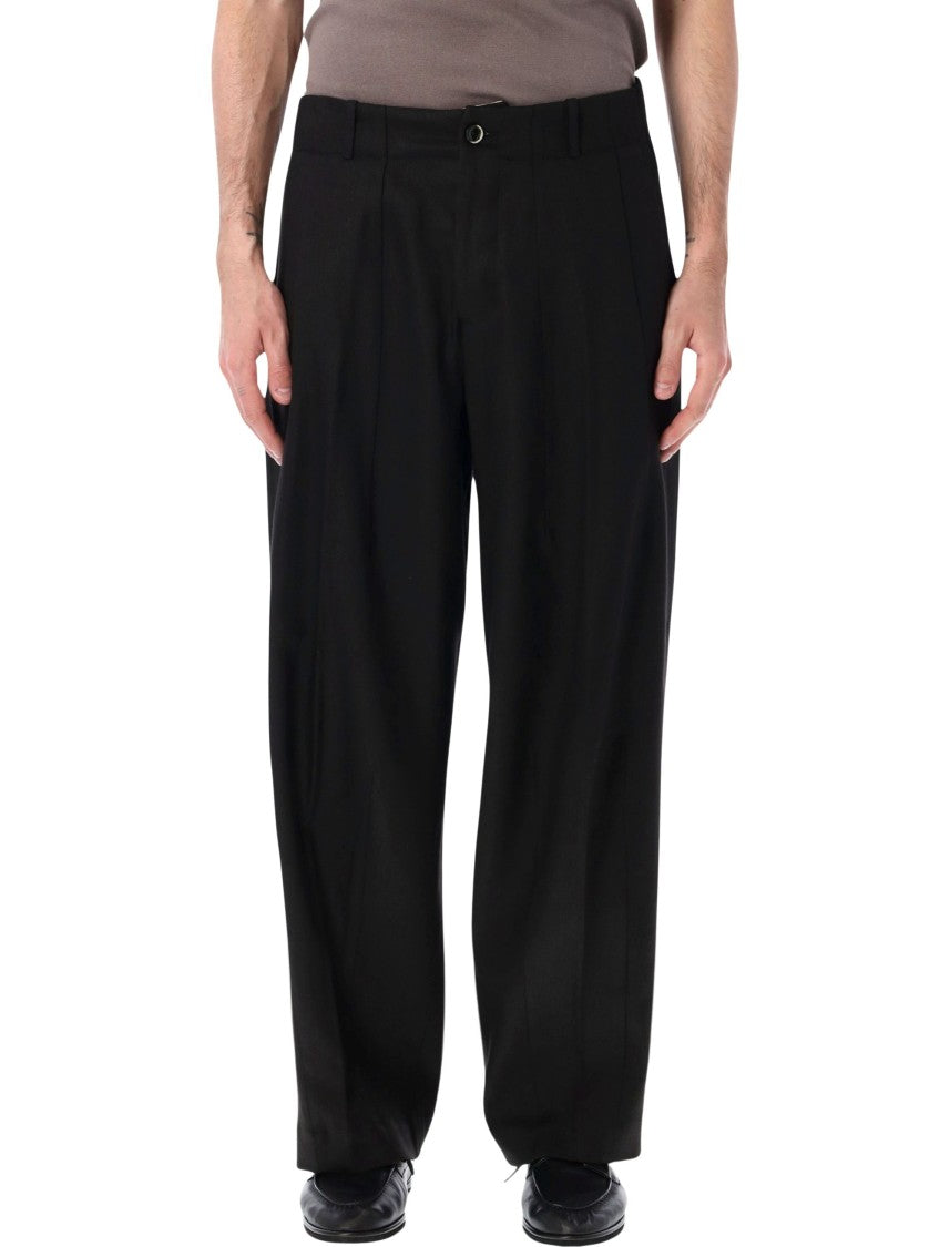 Nine In The Morning Damiano Pleated Wide Leg Front Pant