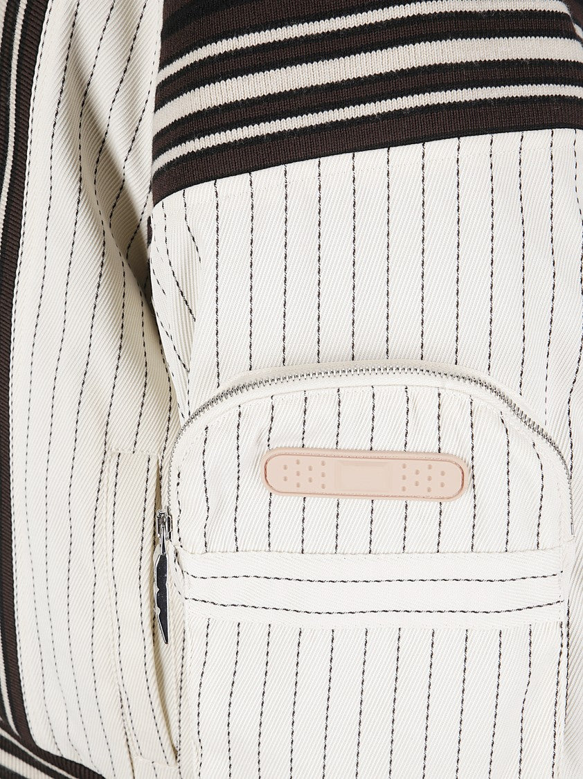 Pdf Ryan Bomber Jacket With Structured Collar And Ribbed Trim