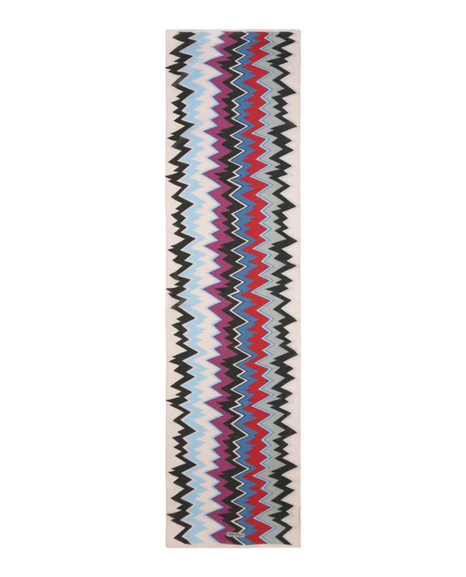 Ferragamo Zigzag Print Scarf