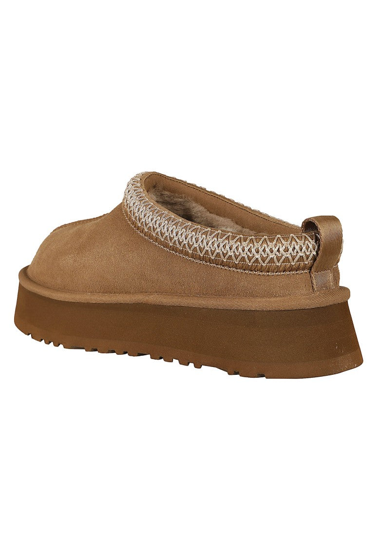Ugg W Tazz Ii Suede Sheepskin Slip-On Platform Shoes