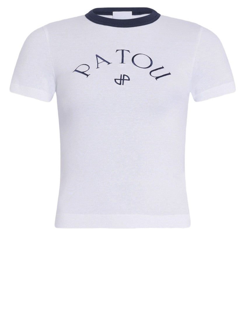 Patou Cropped Short-Sleeve T-Shirt
