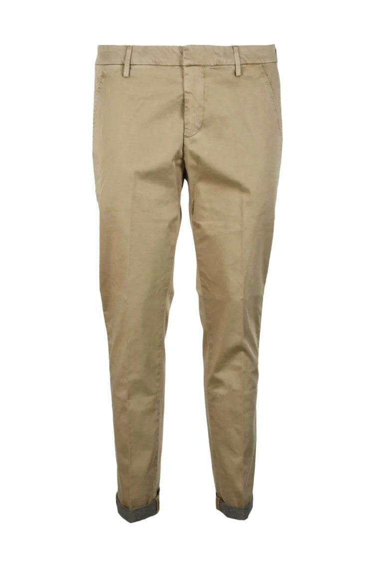 Dondup Brown Slim Fit Trousers