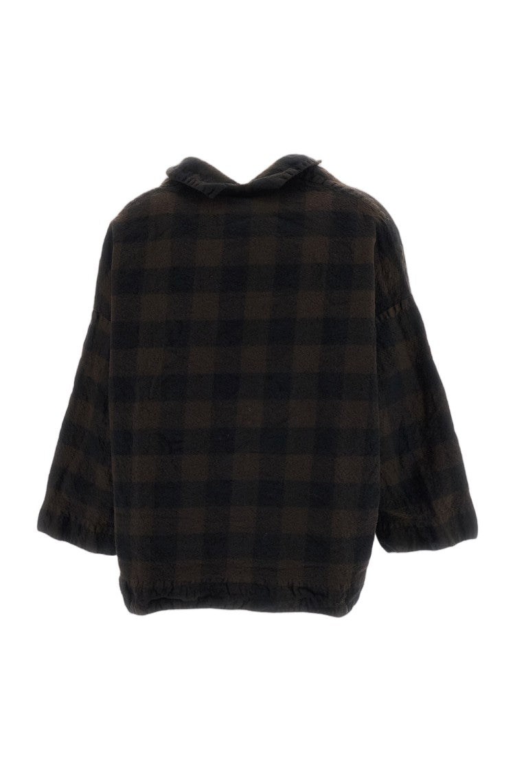 Daniela Gregis Multicolor Gladiolo Check Wool Jacket