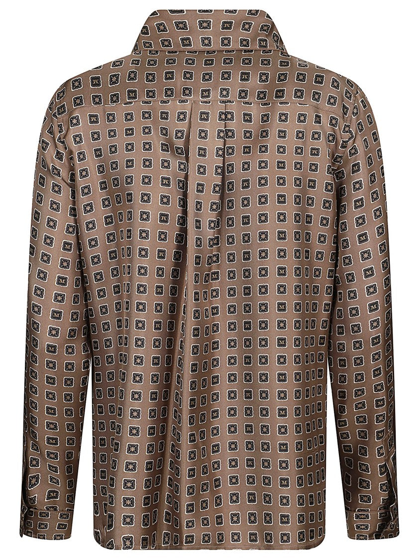 Max Mara E. Marinella Print Silk Shirt