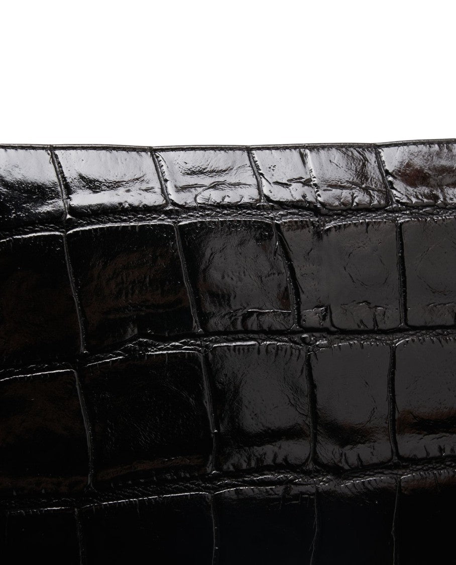 Profanter Juna' Crocco Effect Shoulder Bag