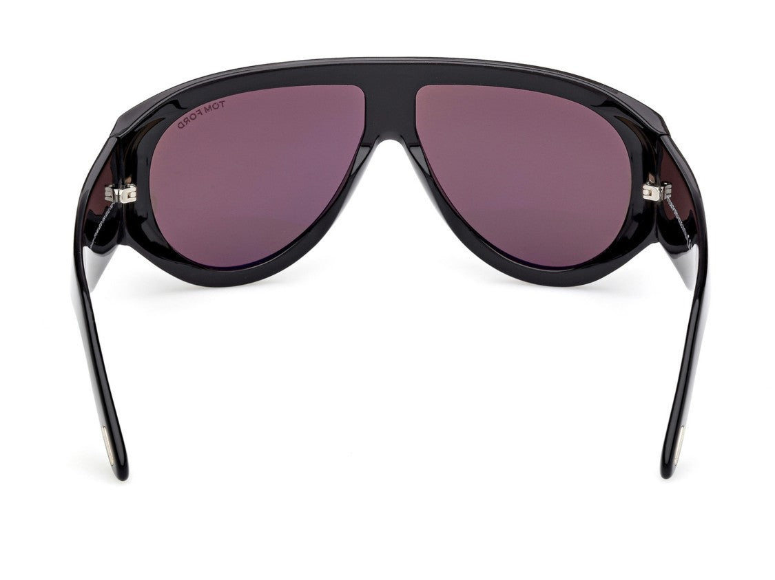 Tom Ford Ft1044 Bold Oversized Black Aviator Sunglasses