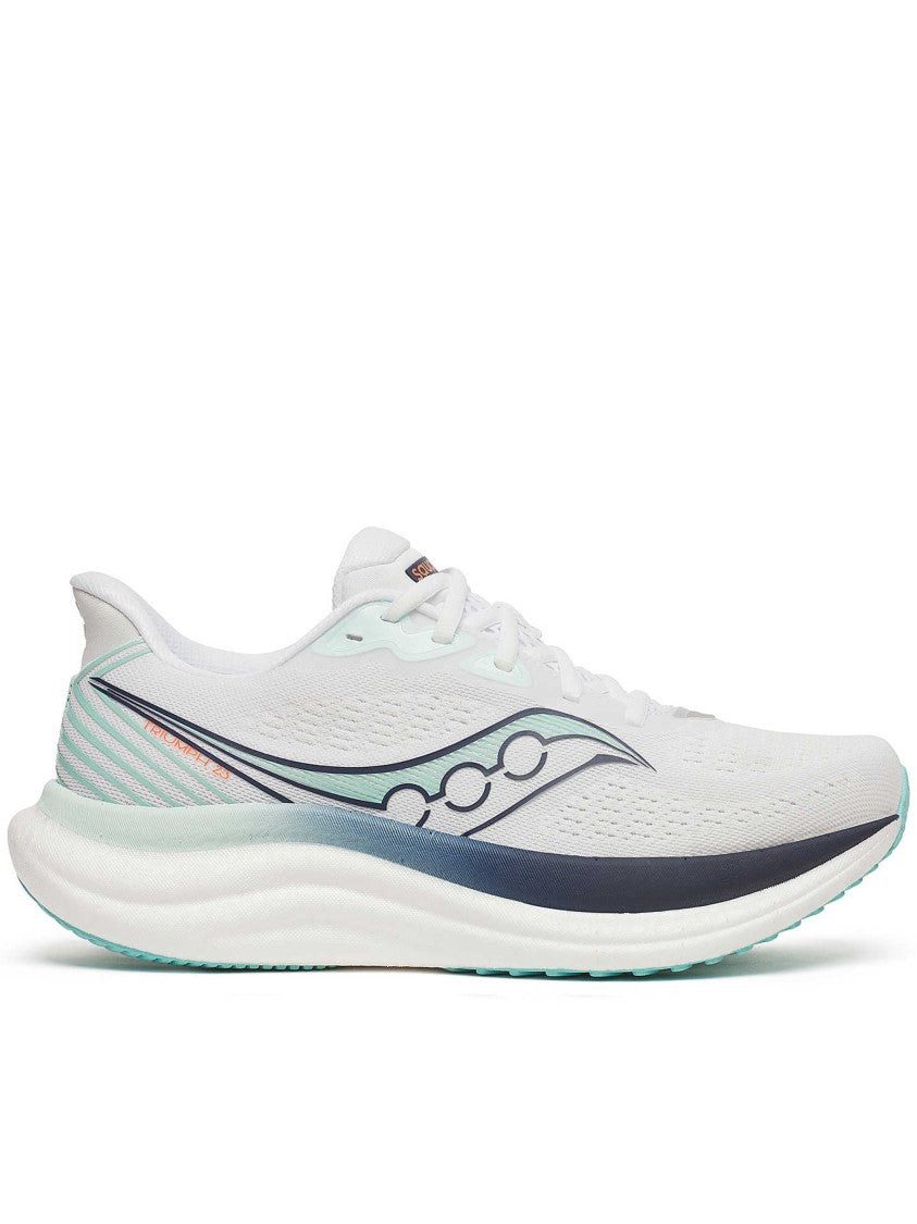 Saucony Dynamic White And Mint Running Sneakers