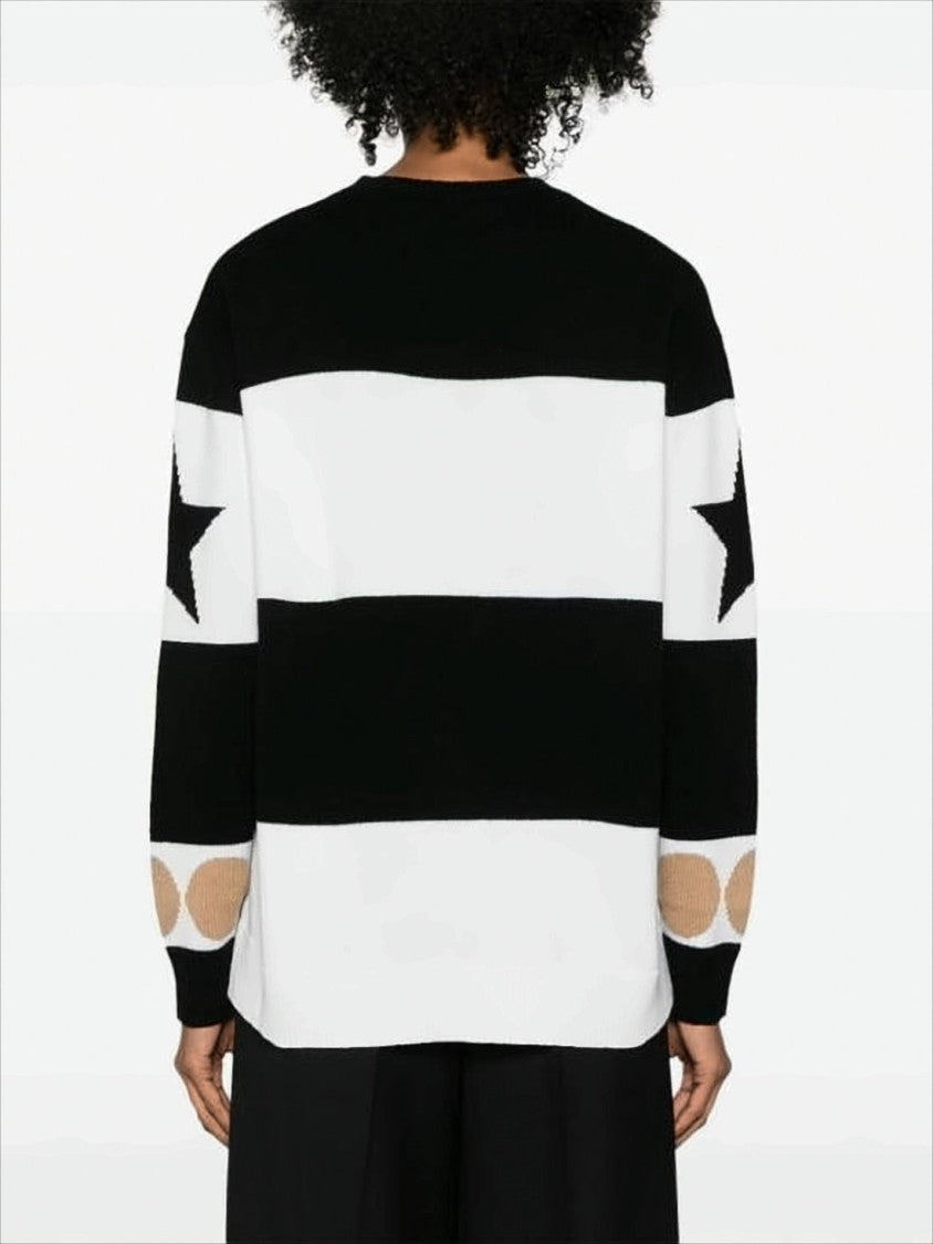 Max Mara Bold Striped Knitted Sweater
