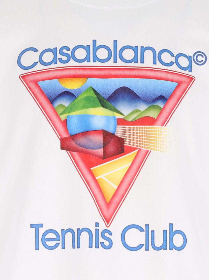 Casablanca Tennis Club T-Shirt White