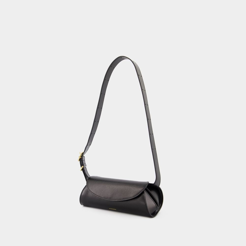 Jil Sander Cannolo Mini Purse - Leather - Black