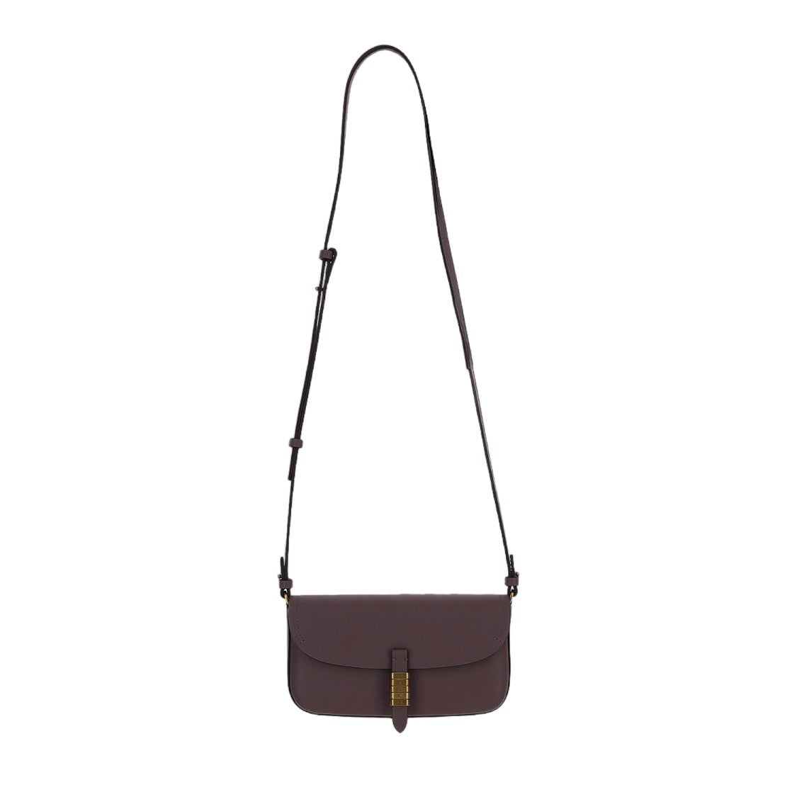Pinko Saddle Leather Shoulder Bag