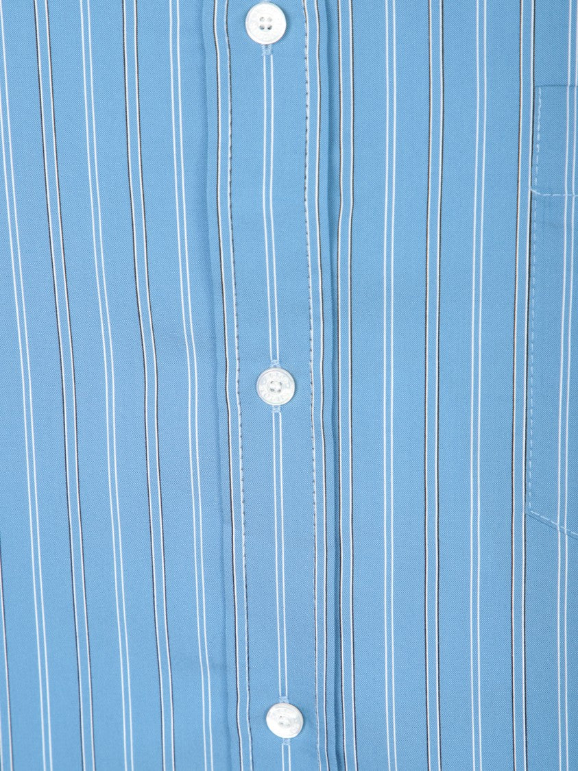 Acne Studios Light Blue Striped Casual Shirt