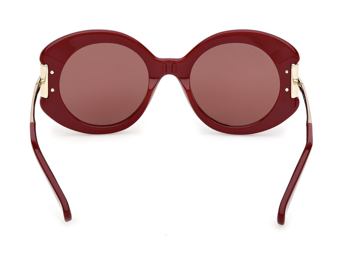 Max Mara Mm0188 Large Round Acetate Sunglasses