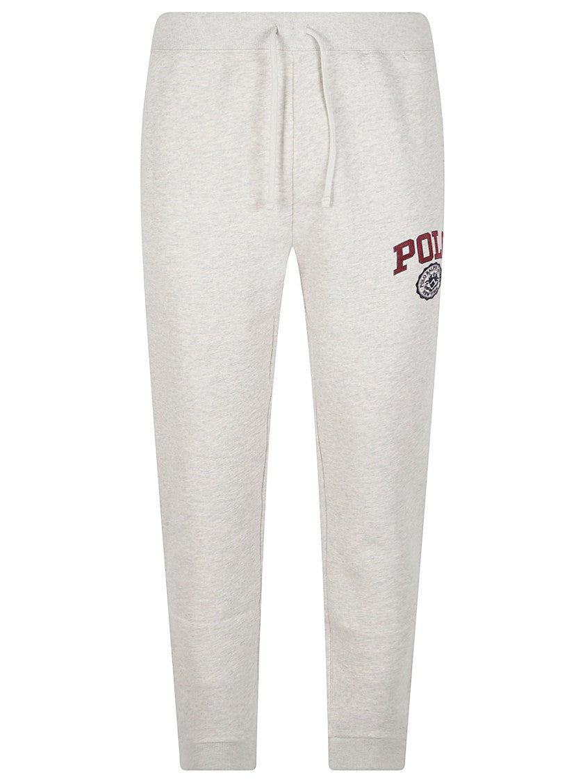 Polo Ralph Lauren Light Grey Jogger Tapered Cotton-Blend Sweatpants