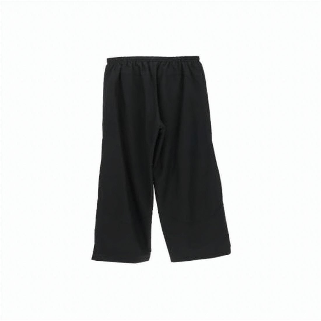 Balenciaga Wide-Leg Black Pants With Elastic Waistband And Logo Detail