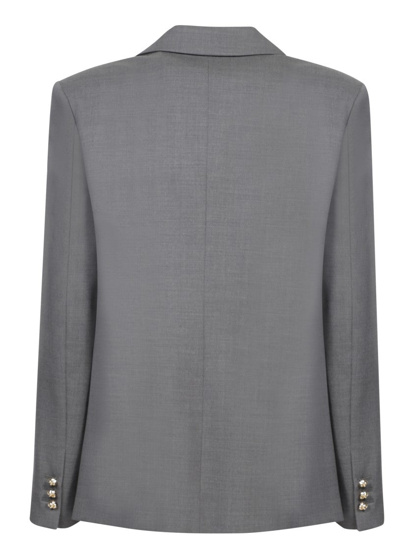 Blanca Vita Single-Breasted Jacket With Golden Buttons