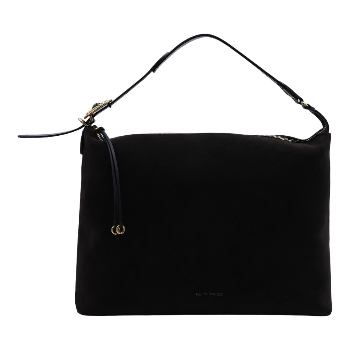 Etro Black Rectangular Medallion Shoulder Bag