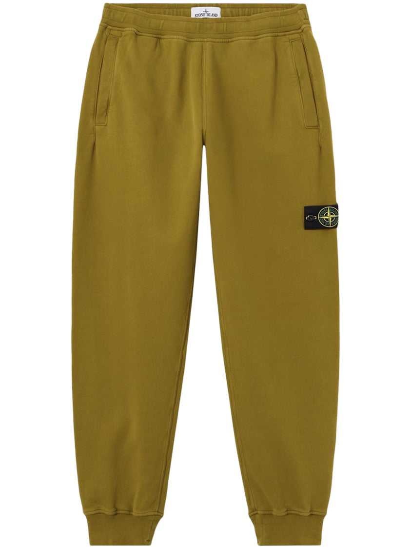 Stone Island Relaxed-Fit Cotton Sweatpants With Distinctive Logo Patch